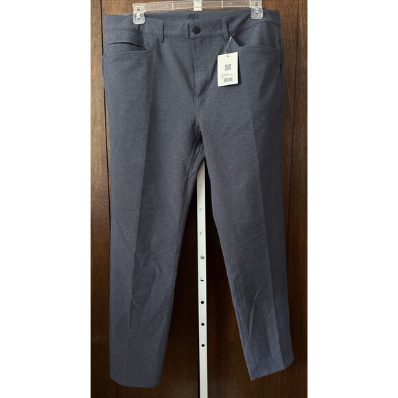 New I-Fit Men’s Blue/Gray Pants Sz 40 Runs Sm Inseam 32 - Picture 1 of 5